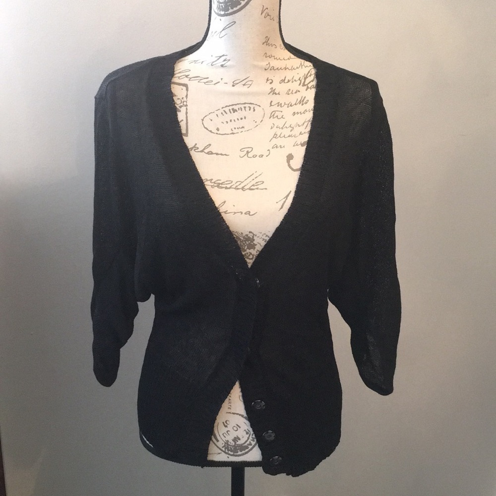 EUC Willi Smith black sweater shrug